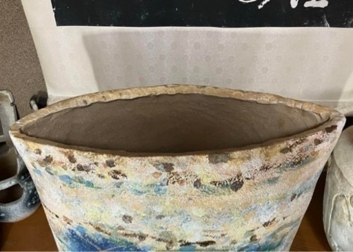 お値下げ‼️ 薩摩焼 値下げ⭐︎薩摩焼つぼ 陶芸展受賞作 陶芸家作品 壺 忠雲窯