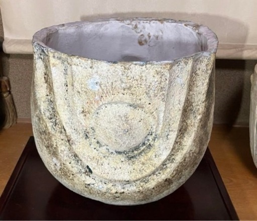 値下げ⭐︎薩摩焼つぼ　陶芸展受賞作　陶芸家作品　壺　忠雲窯