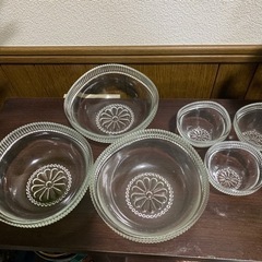 ガラス皿セット　15枚
