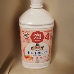 「未使用」キレイキレイ 薬用 泡ハンドソープ フルーツミックスの...