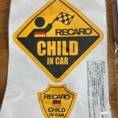 RECARO チャイルドインカーステッカー 