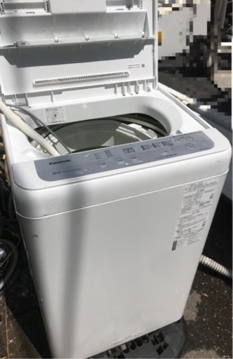 パナソニック　全自動洗濯　6キロ　2020製