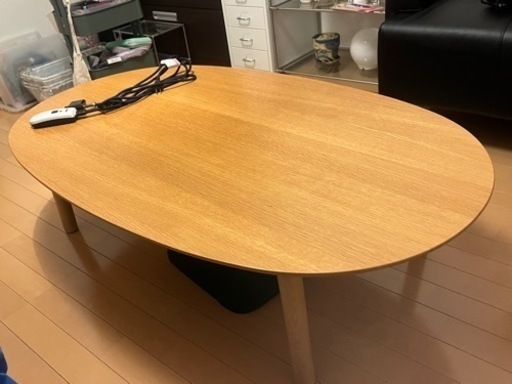 無印良品　円形　こたつ　テーブル