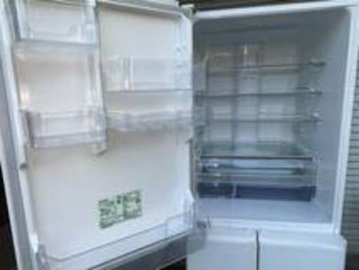 動作美品 三菱 MITSUBISHI 5ドア ノンフロン冷凍冷蔵庫 455L ガラス