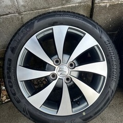 【売却済】ワゴンRスティングレー　純正　アルミ　15インチ サマータイヤ付き（1年落）