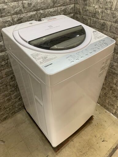 全国送料無料★3か月保障付き★洗濯機★2019年★東芝★6.0kg★AW-6G6★S-736