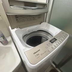 【早い者勝ちです】Hisense 洗濯機 7.5kg　家電 生活...