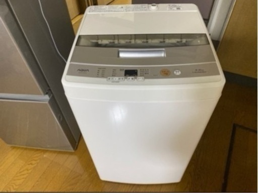 配送可能　洗濯機　AQUA 4.5kg