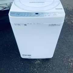 シャープ 全自動電気洗濯機　ES-GE7B-W