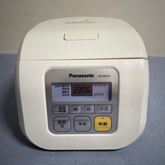 決まりました：2012年製 Panasonic炊飯器(3合炊き)