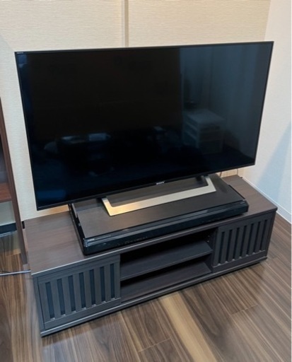 テレビブラビア49V型＋ヤマハTVサラウンドシステム＋テレビ台【即日お渡し可・ばら売り可】