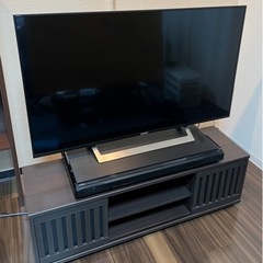 テレビブラビア49V型＋ヤマハTVサラウンドシステム＋テレビ台【...