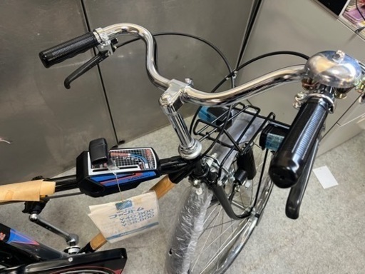 (K) お値下げ！　当時物 未使用品 カワムラ サイクル 自転車 レトロ デコチャリ 22インチ FANTOM SHIMANO SL-PF65 5Speed 初期保護シート付き 長期保管現状品 ③