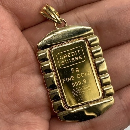 K18 琥珀・ダイヤモンド ペンダント 品番a23-80