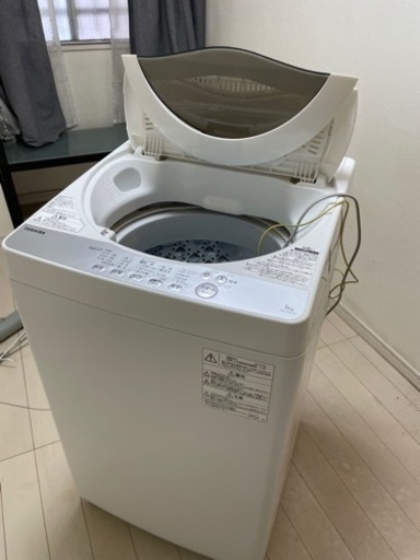 【中古】東芝　全自動洗濯機　AW-5G6(W)　5kg