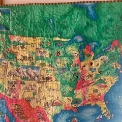 アメリカ地図のラグ？