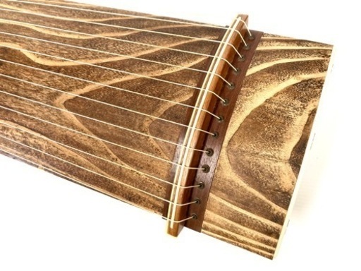 和琴 13弦琴 蒔絵あり 全長187cm 琴柱／ゆたん直接引き取り可 SOLD