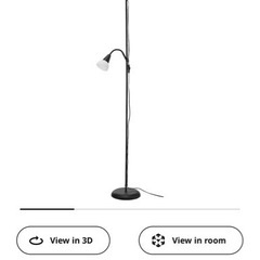 IKEA フロアライト　電球付き