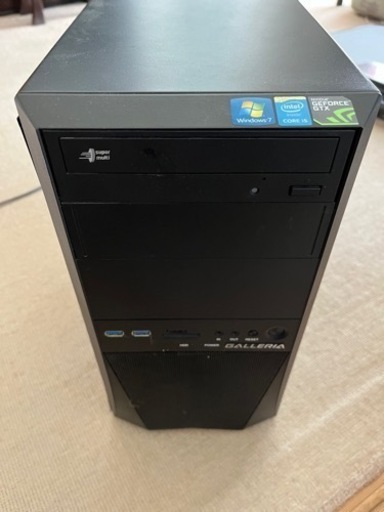 受付終わりガレリア　ゲーミングデスクトップcorei5 4590 GTX 1050ti