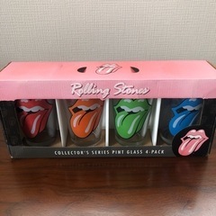 希少 Rolling Stones 4-pack グラス ローリ...