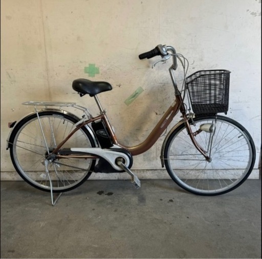 247□岐阜発　△Panasonic ALFIT vivi/電動アシスト自転車/26インチ/3段変速/走行確認/バッテリー8Ah/充電器無し/防犯有り/現状品　R6.2/26□
