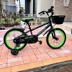 16センチ格好いい子供自転車！