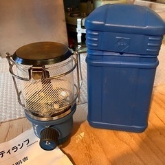 【中古】ラプソディランプ　ガスランタン　箱・説明書付き　コールマン