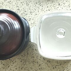 ごはん土鍋　(1.5合）　＋　陶器鍋