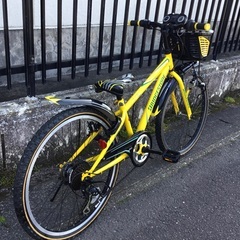 整備・良品＞ブリヂストン・ジュニア・24インチ自転車・シマノ外装7段 