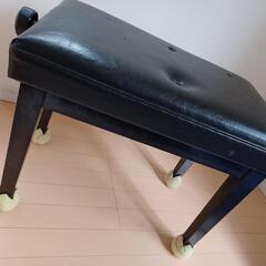 ピアノのいす　ピアノ　椅子　黒いイス　カワイ