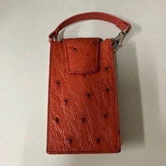 A2404-035 GENUINE OSTRICH スマホケース...