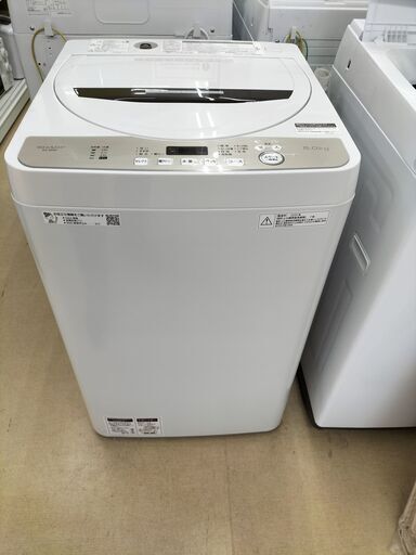 ★ジモティー割有★　SHARP 6K洗濯機 ES-GE6D  ２０２０年製　IK-504