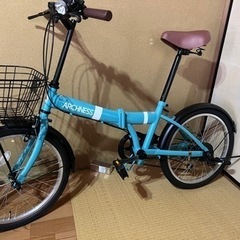 ARCHNESS 206-1B 折りたたみ自転車 20インチ 6...