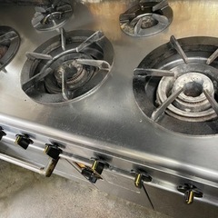 業務用コンロ台下オーブン付き　コンロ　オーブン