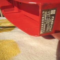 昭和家電 据え置きドライヤー ナショナル ヘアーセット パーマ 松下電器産業㈱ 品番MHー１３００ 赤色