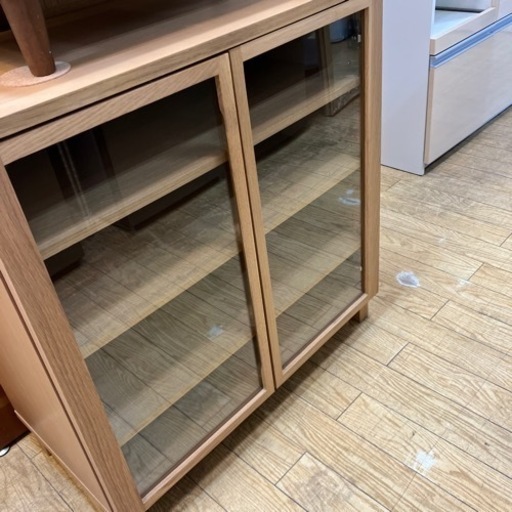 値下げしました！無印良品収納家具 キャビネット 天然木 北欧スタイルNO.762