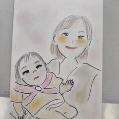 女性の似顔絵の練習相手を募集します