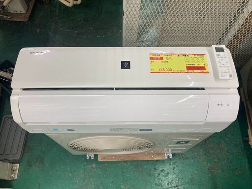 K05206　シャープ　2021年製　中古エアコン　主に14畳用　冷房能力　4.0KW ／ 暖房能力　5.0KW