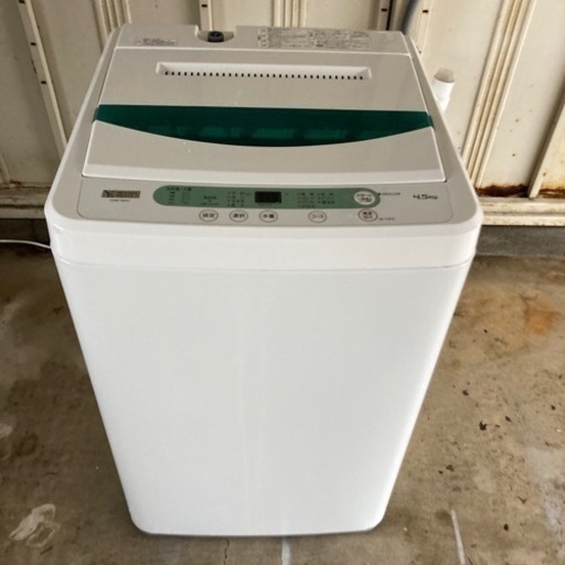 【値下げ】ヤマダセレクト　全自動洗濯機　4.5kg　YWM-T45G1　2019年製