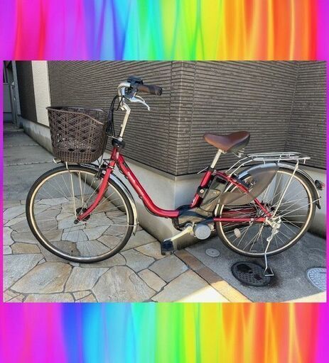 大容量8.9Ah！デジタル液晶！Panasonic　ビビ　26インチ　電動自転車　電動アシスト自転車  1031
