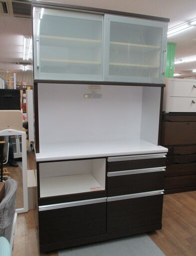 R382 KOGA キッチンボード、食器棚、幅120cm Used