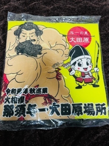 与一の里大田原 令和元年秋巡業 大相撲 那須与一大田原場所 座布団 クッション