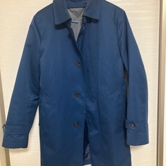 【中古】メンズ　コート　ブルー　M