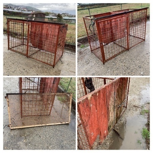 鉄 檻 罠 扉付き 物置 DIY 遊び おもしろ 鉄 檻 罠 扉付き 物置 DIY 遊び おもしろ