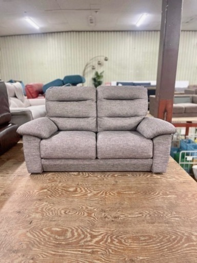 激安‼️ 美品 ニトリ Nポケット A2 2人掛け ソファ グレー 布張り R079
