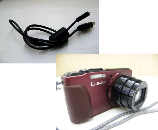 デジカメ デジタルカメラ パナソニック ルミックス DMC-TZ40-R レッド
