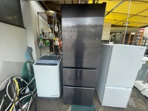 【リサイクルサービス八光】2019年製　日立　R-V38KV K [冷蔵庫 (375L・右開き) 3ドア ブリリアントブラック]