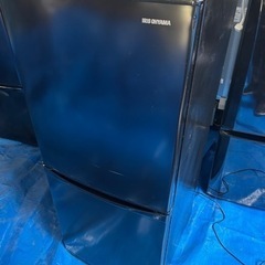 IRIS OHYAMA 2023年製 142L 冷凍冷蔵庫 BLACK