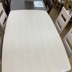KD-5【新入荷　アウトレット】ダイニング5点セット　ホワイト系