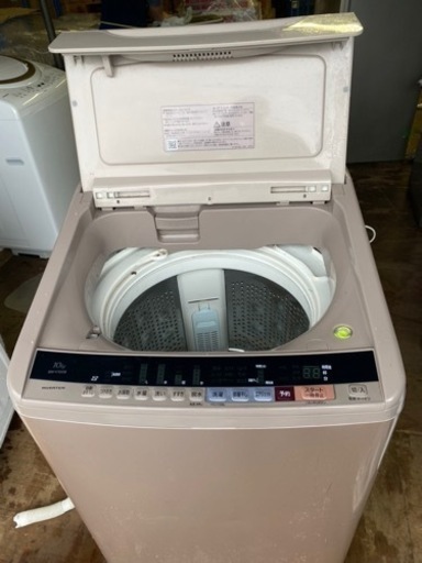 福岡市内配送設置無料 日立 HITACHI BW-V100B N [ビートウォッシュ 全自動洗濯機 （10kg） シャンパン] - 洗濯機